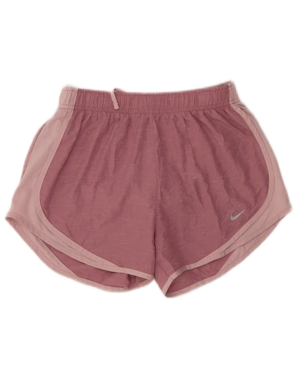 Женские спортивные шорты Nike Dri Fit UK 8, маленькие розовые крапинки из полиэстера