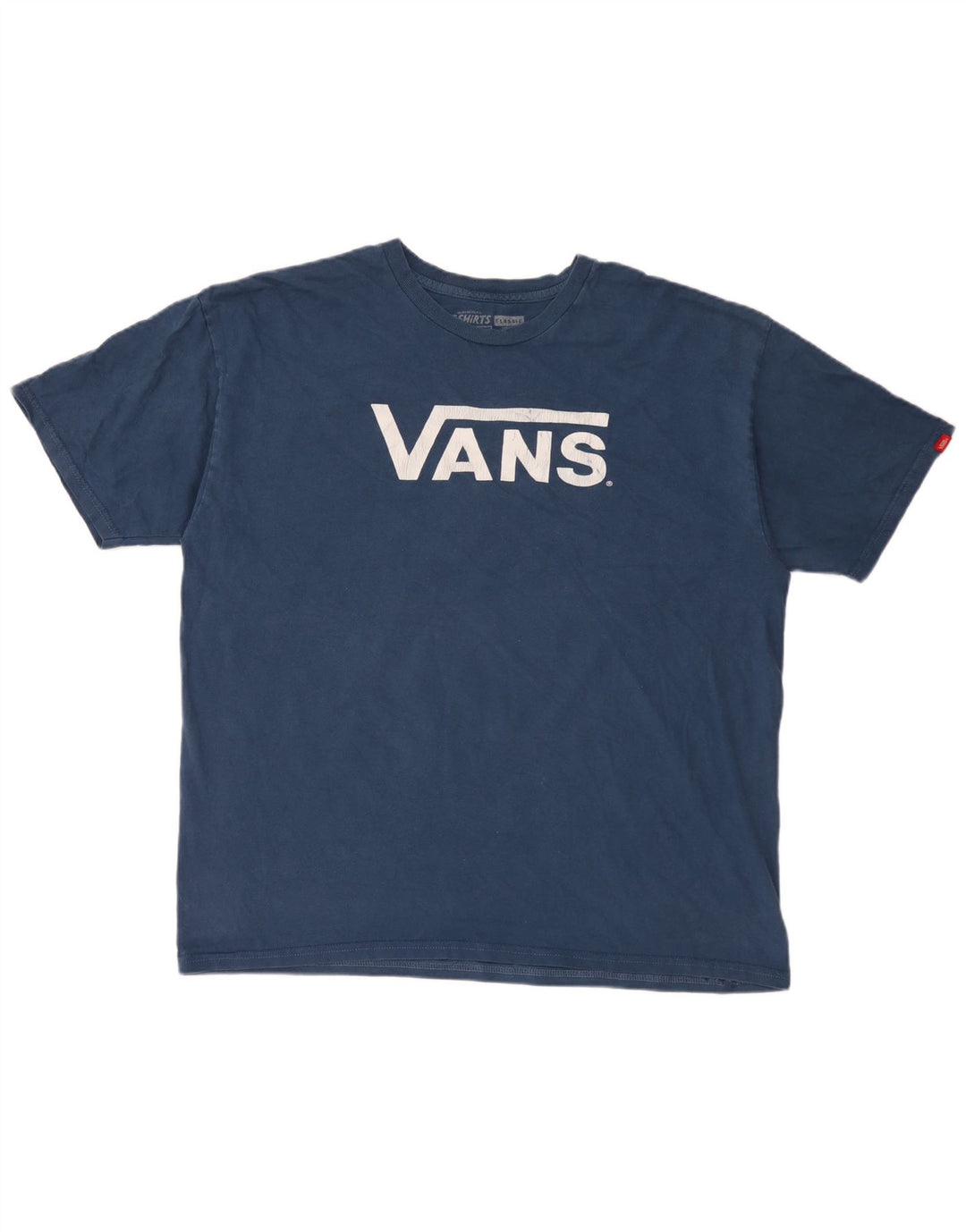 Мужская футболка с рисунком Vans Top XL, синяя, хлопок