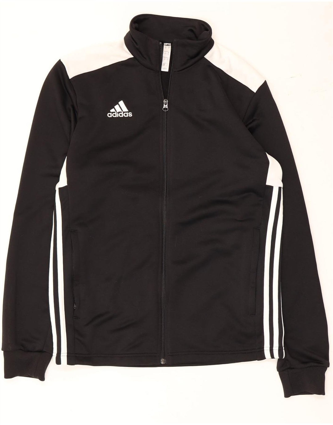 Мужской спортивный костюм Adidas, верхняя куртка, средний черный, полиэстер с цветными блоками