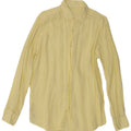 Мужская рубашка Massimo Dutti, большая желтая льняная