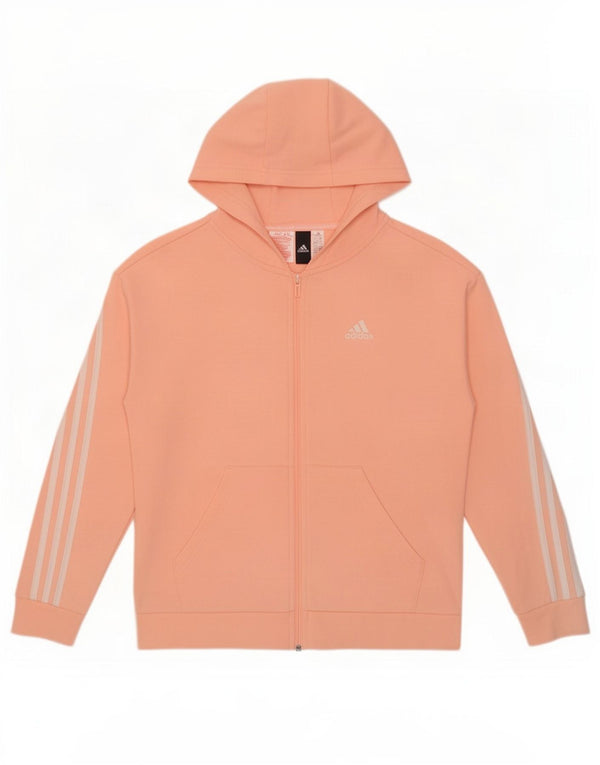 Свитер с капюшоном на молнии для мальчиков Adidas 13-14 лет, розовый хлопок