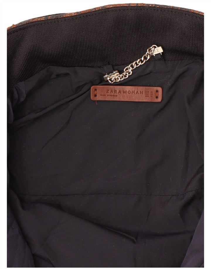 Женская стеганая куртка Zara UK 6 XS темно-синяя