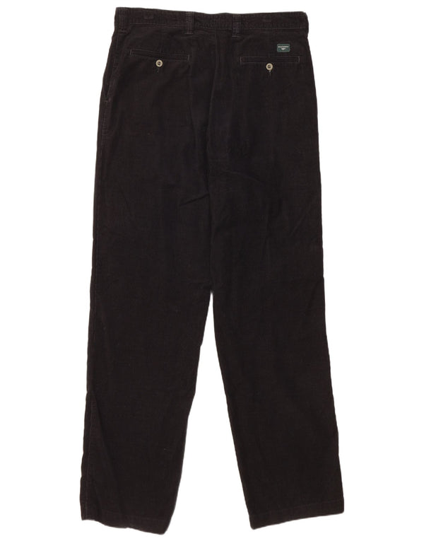 Мужские прямые вельветовые брюки Dockers цвета хаки W36 L34 черные