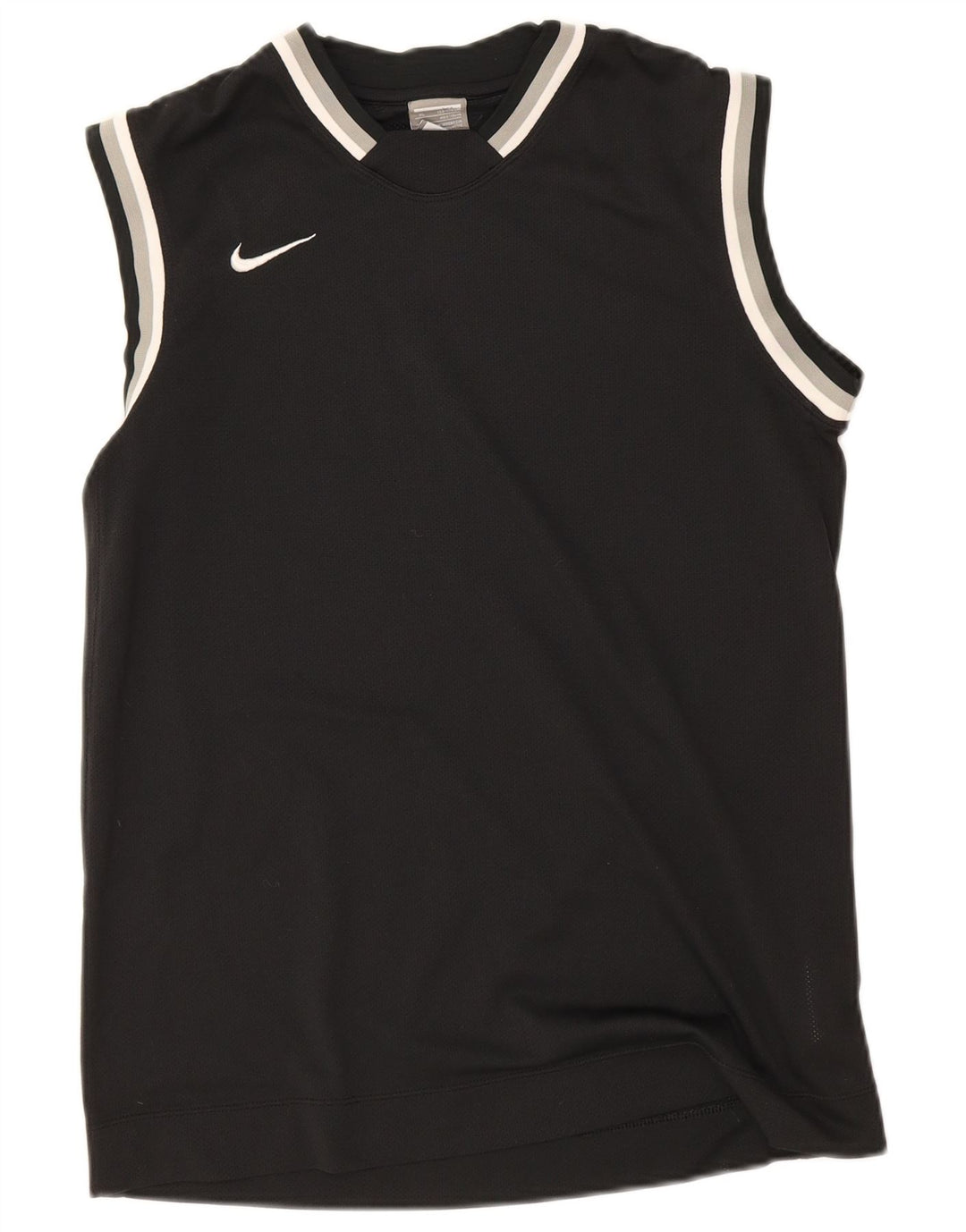 Майка Nike для мальчиков 13–14 лет XL, полиэстер в черную полоску