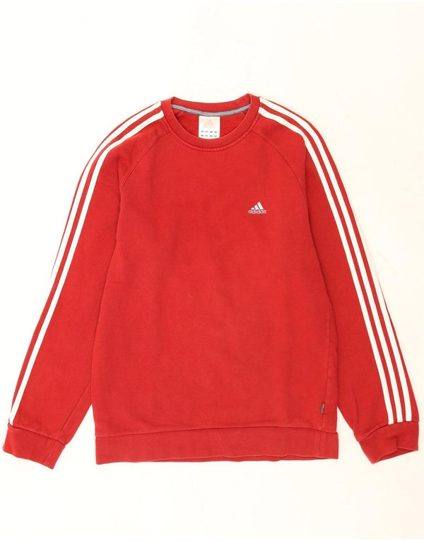 Мужской свитер Adidas, маленький красный хлопковый джемпер с цветными блоками