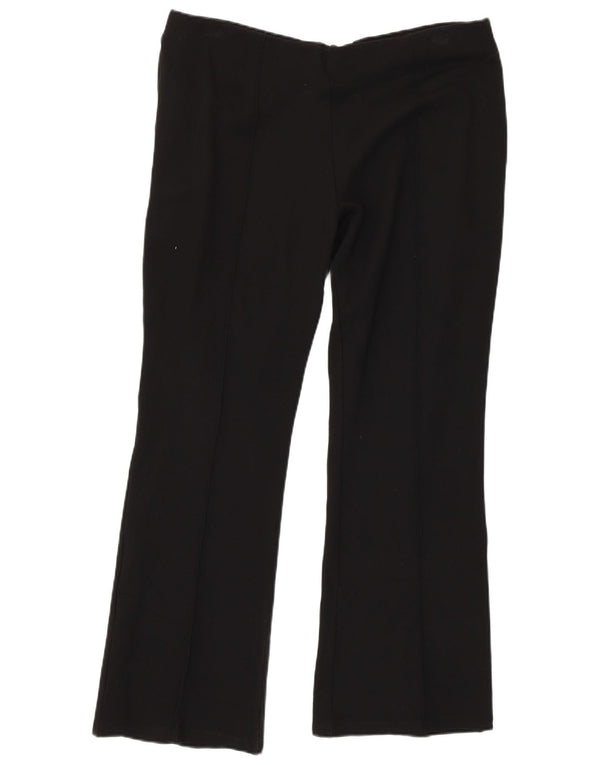 Женские повседневные брюки Marks & Spencer Bootcut UK 16, большие W34 L28, черные