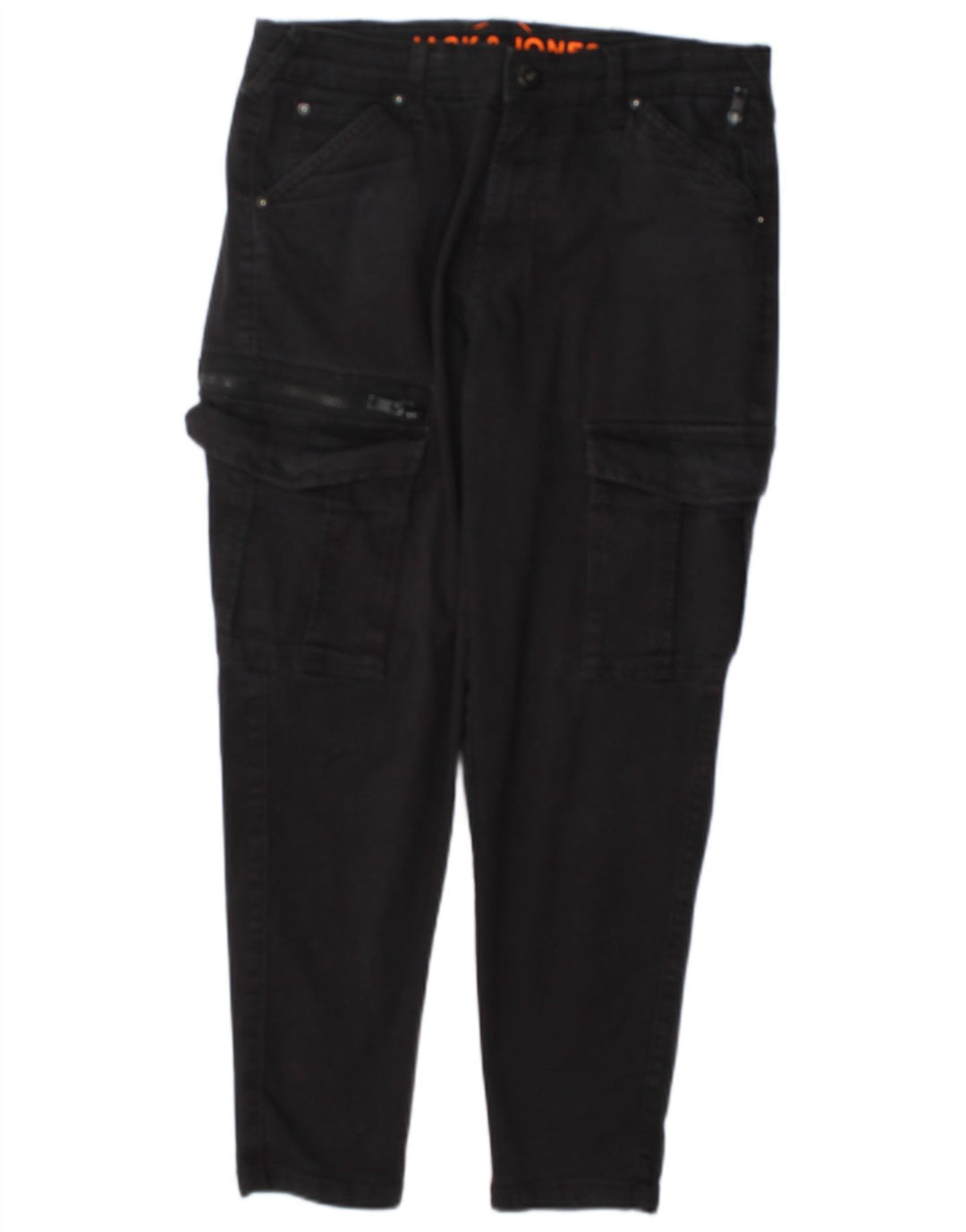 Мужские брюки карго Jack & Jones W30 L25 серые, хлопковые