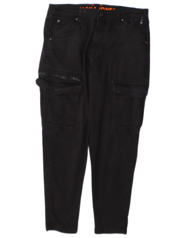 Мужские брюки карго Jack & Jones W30 L25 серые, хлопковые