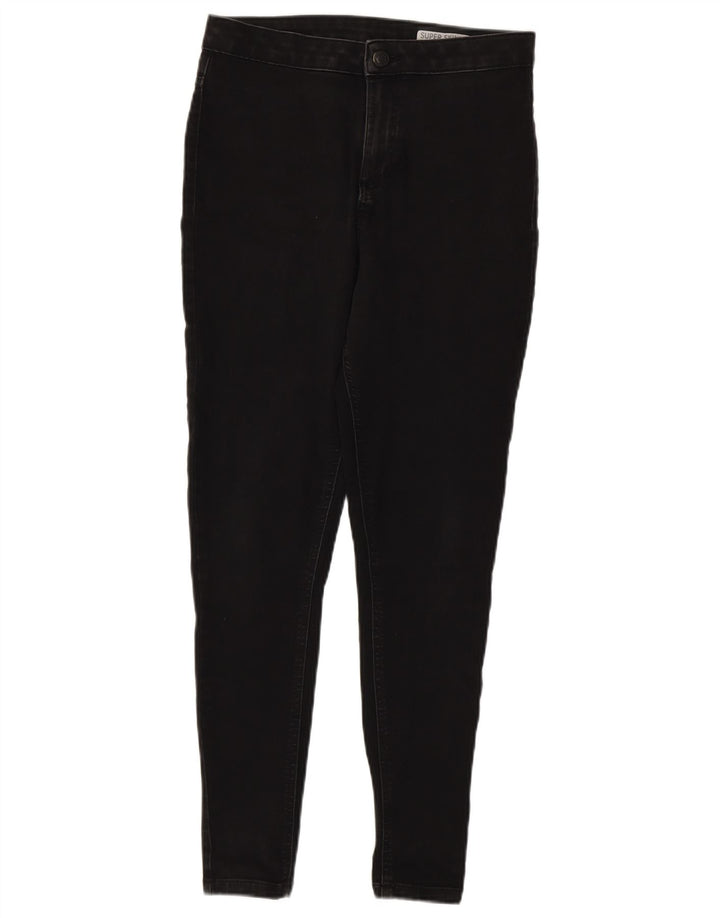 Женские джинсы скинни Marks & Spencer Regular UK 12, средние W28 L27, черные