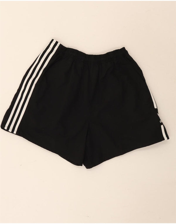 Женские спортивные шорты Adidas UK 10, маленькие черные нейлоновые