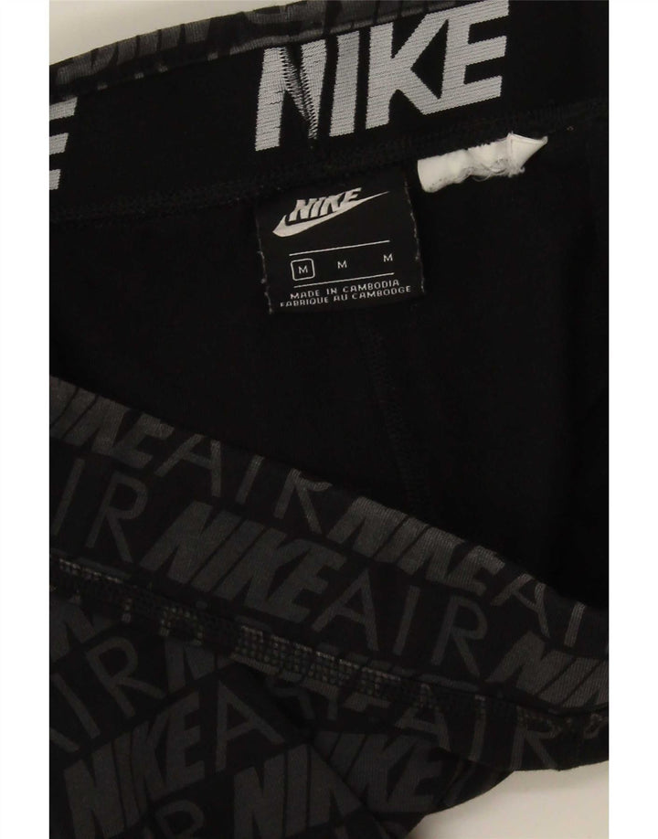 Женские леггинсы с рисунком Nike UK 12, средние серые