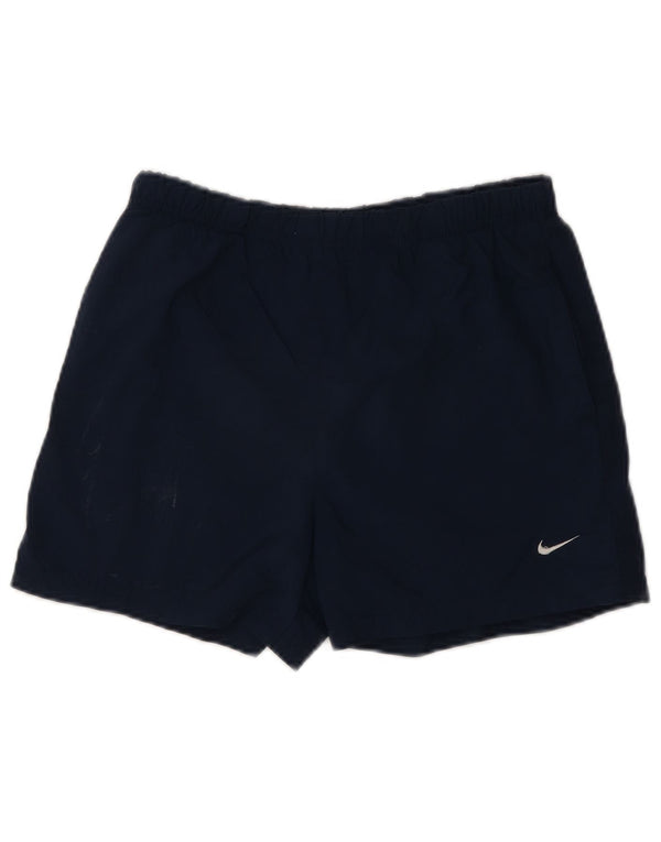 Nike Boys Swimming Shorts 12-13 Years Large Navy Blue Nylon