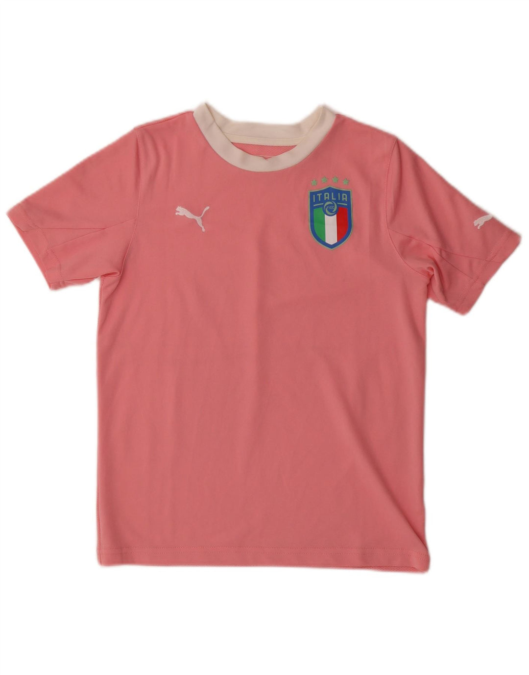 Футболка с рисунком PUMA Girls Italia, розовый цвет, 11–12 лет