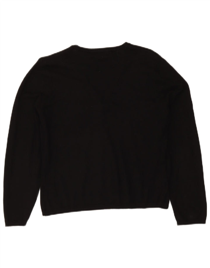 Женский кардиган Marks & Spencer UK 14, средний черный, вискоза