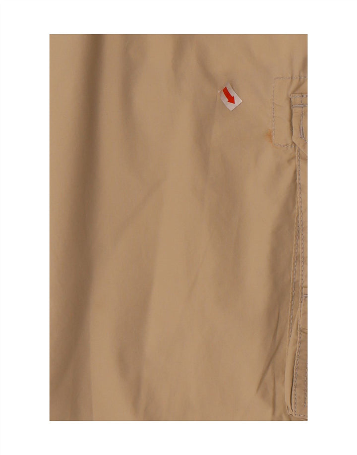 THINK PINK Mens Cargo Shorts IT 58 4XL W42 Beige Cotton Vintage Think Pink and Second-Hand Think Pink from Messina Hembry 