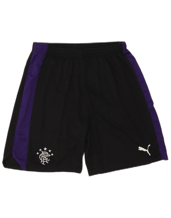 Puma Mens Glasgow Rangers Sport Shorts Large Black Colourblock