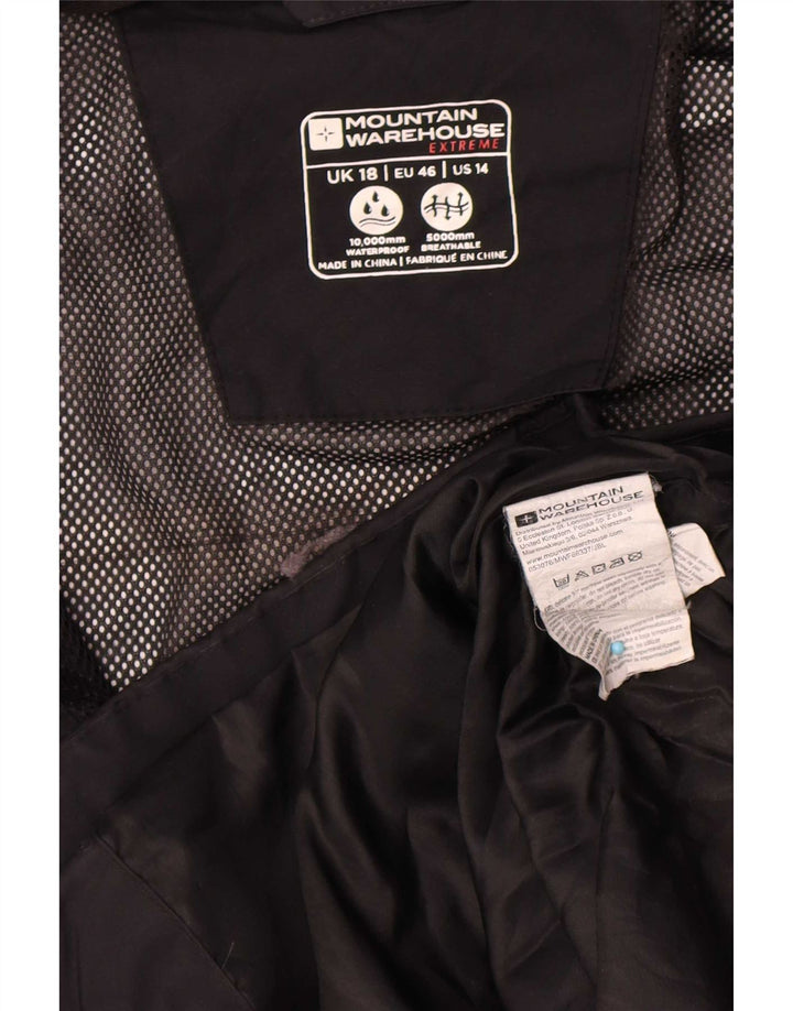 Женская непромокаемая куртка с капюшоном Mountain Warehouse UK 18 XL, черная