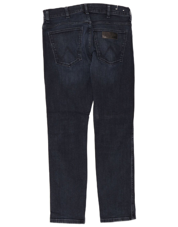 Мужские джинсы WRANGLER Larston Slim W32 L32, синий хлопок