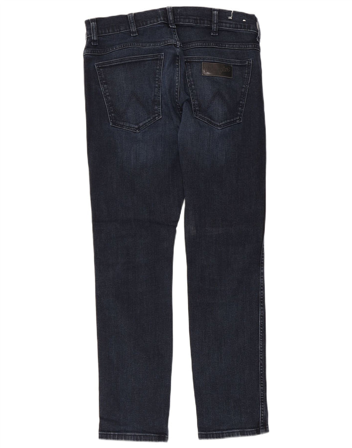 Мужские джинсы WRANGLER Larston Slim W32 L32, синий хлопок
