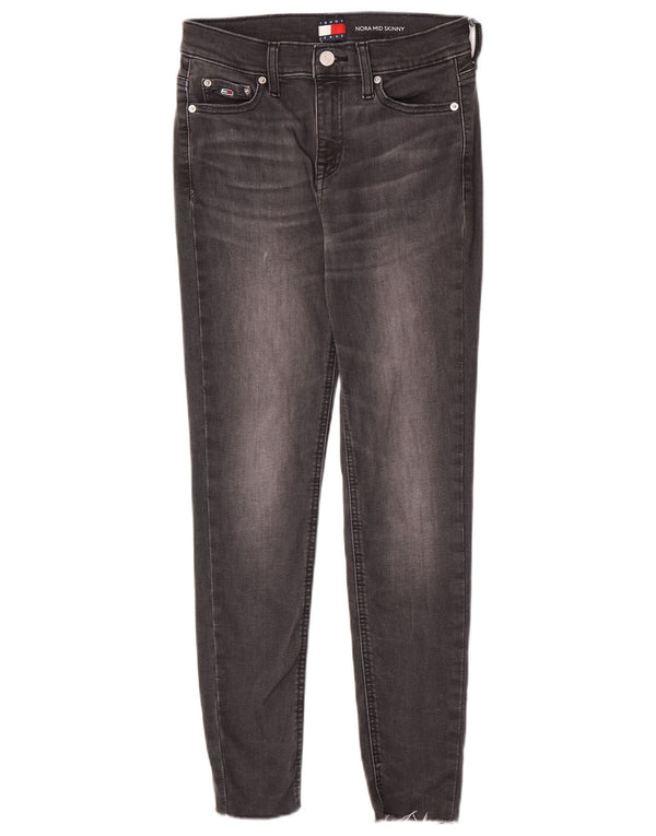 Женские джинсы скинни Tommy Hilfiger Nora со средней посадкой W27 L27 Серые хлопковые