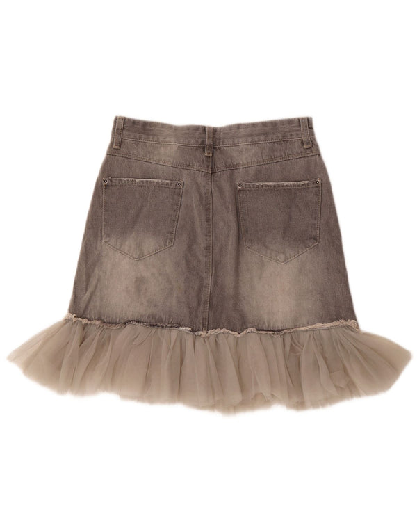 Женская джинсовая юбка OVS Medium W27, серый хлопок