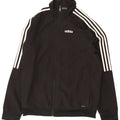 Мужской спортивный костюм Adidas Climalite, верхняя куртка, маленький черный полиэстер