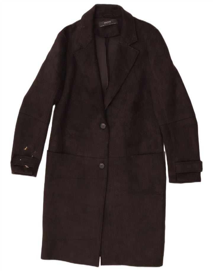 Женское пальто Zara UK 10, маленькое черное