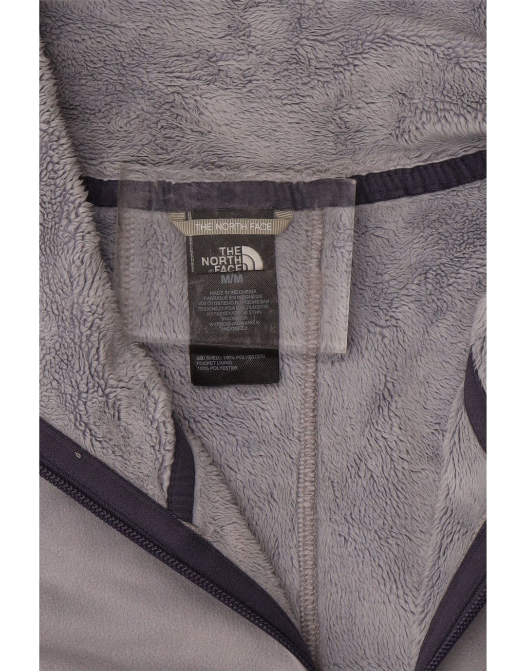 Женская флисовая куртка THE NORTH FACE UK 14, полиэстер среднего серого цвета