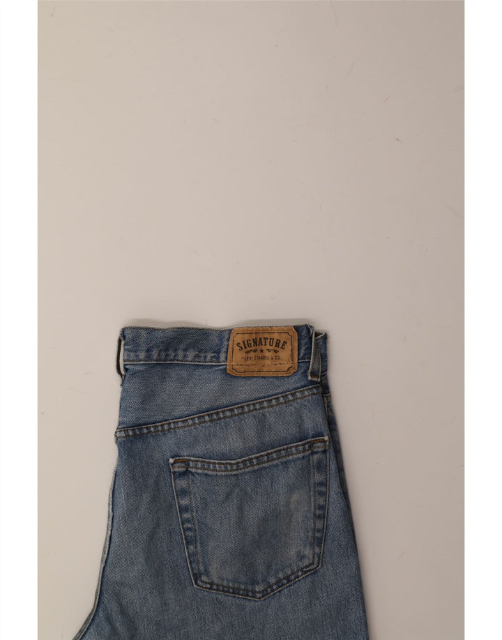 LEVI'S Mens Signature Straight Jeans W34 L29  Blue Vintage Levi's and Second-Hand Levi's from Messina Hembry 
