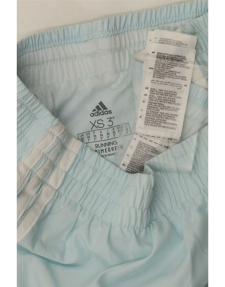 Женские спортивные шорты Adidas Primegreen XS синие из полиэстера