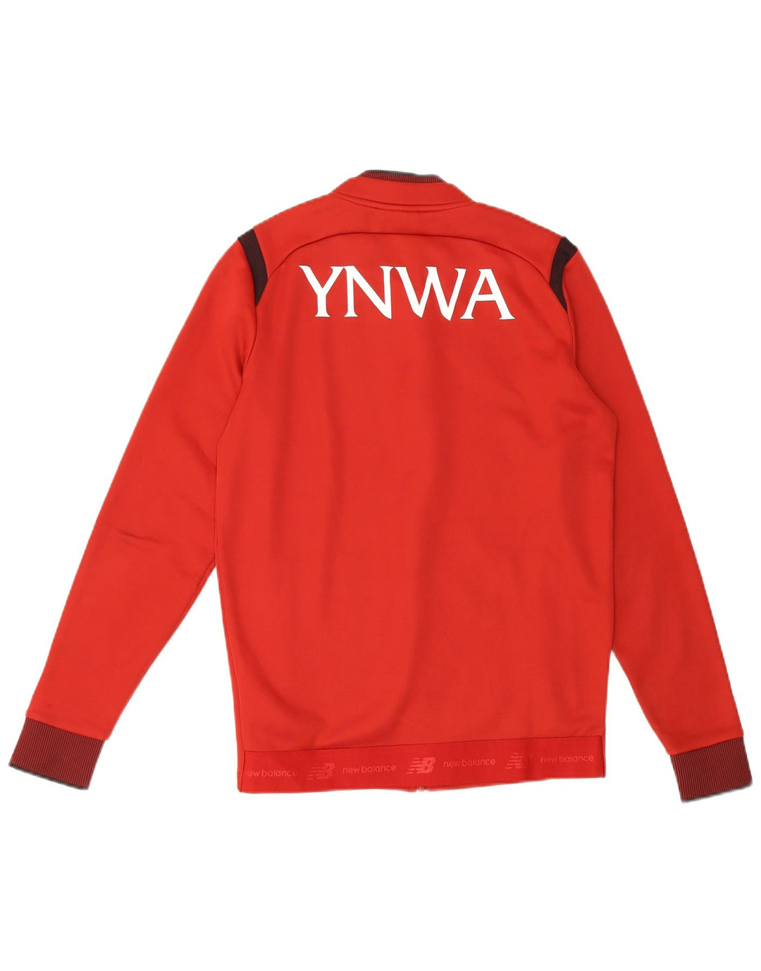 Мужской спортивный костюм New Balance Liverpool с графическим рисунком, верхняя куртка, средний красный