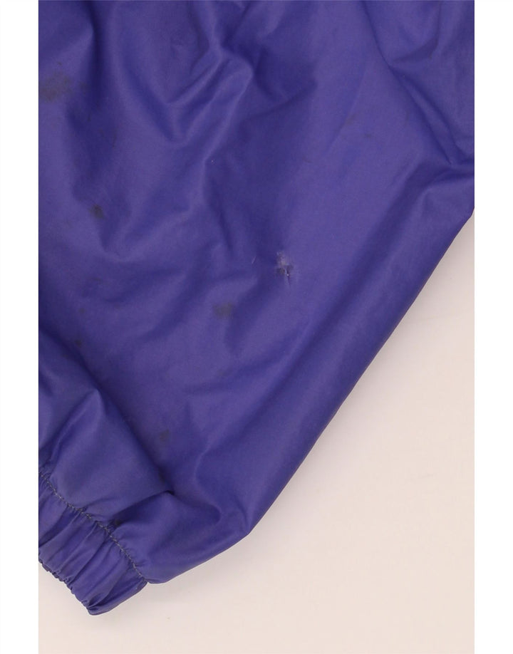 Мужская ветровка K-WAY UK 38, средний фиолетовый полиамид с цветными блоками