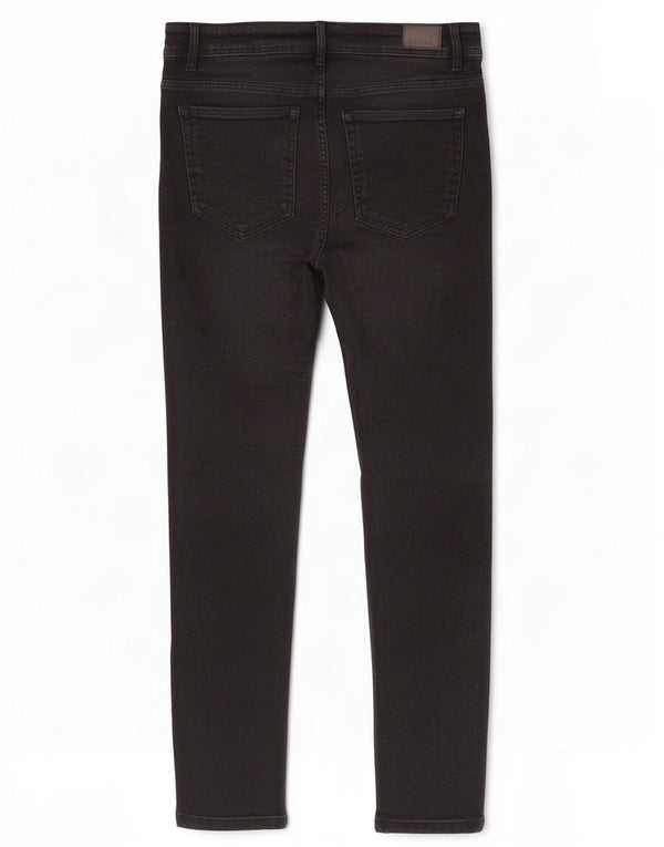 Мужские джинсы скинни Zara EU 42, большие W32 L30, черный хлопок
