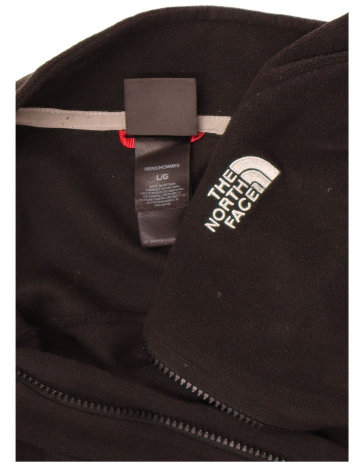 Мужская флисовая куртка The North Face UK 40, большая, черная, полиэстер