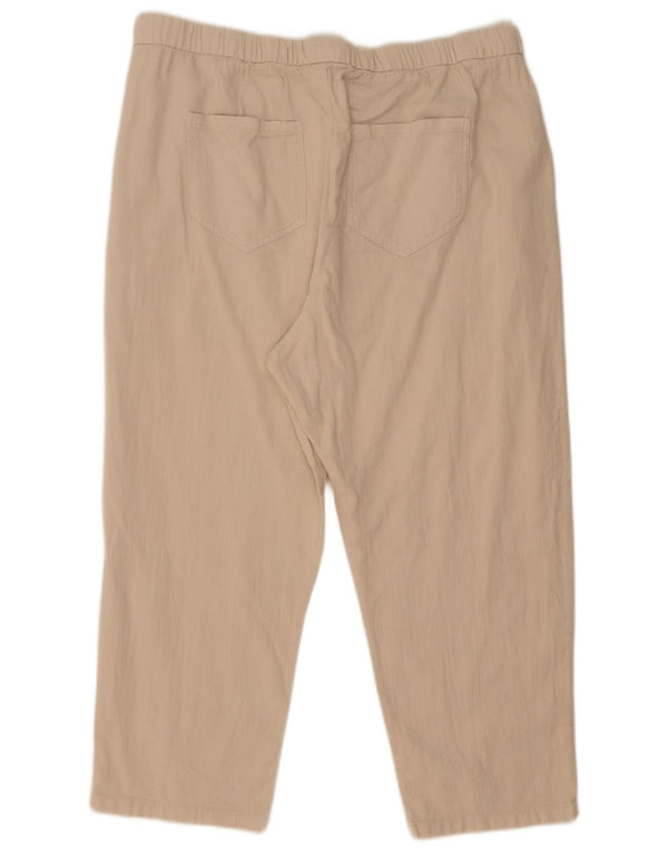 Мужские капри Zara XL W38 L23, бежевый хлопок