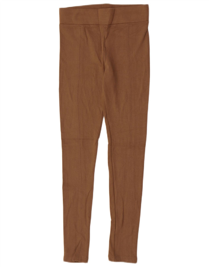 Женские леггинсы Topshop UK 12, средний коричневый, вискоза