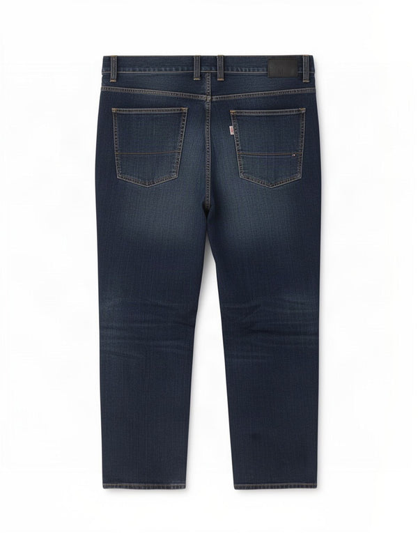 Tommy Hilfiger Mens Madison Comfort Fit Straight Jeans W46 L32 Navy Blue