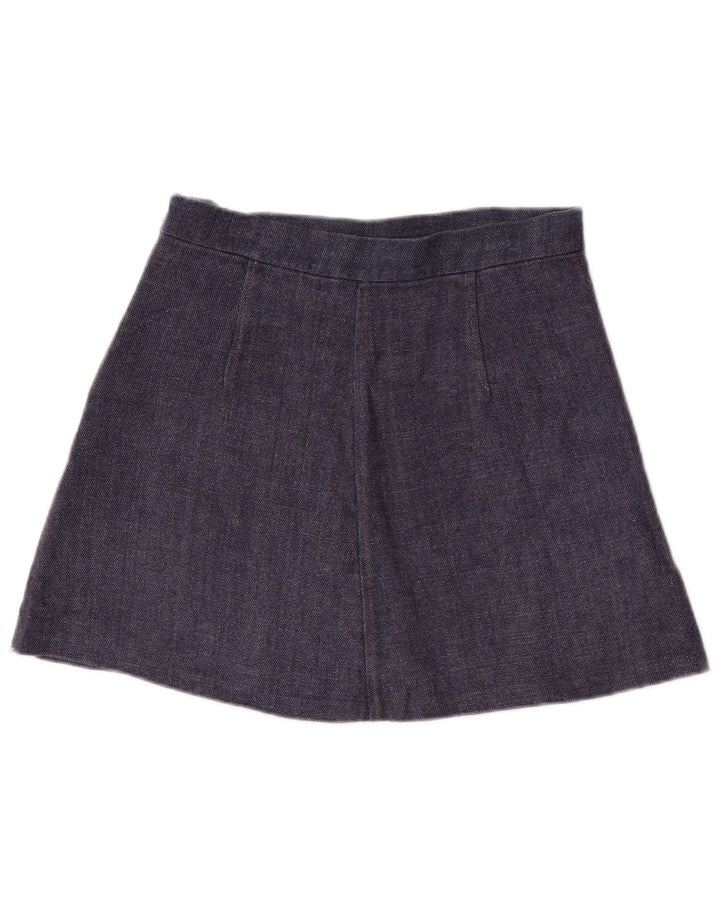 Женская мини-юбка Zara Medium W28 синяя