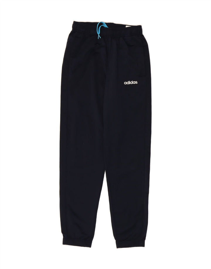 ADIDAS Womens Tracksuit Trousers Joggers UK 8 Small  Navy Blue Polyester Vintage Adidas and Second-Hand Adidas from Messina Hembry 