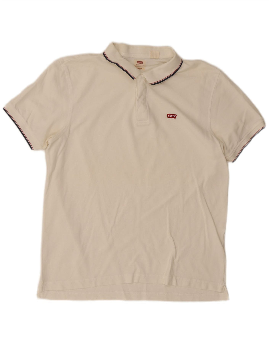 Мужская рубашка поло Levi's Standard, большая белая