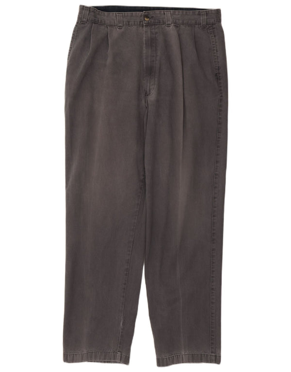 Мужские брюки-чиносы Marks & Spencer W38 L33 серые, хлопковые