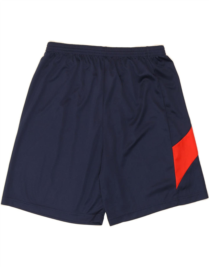 ERREA Mens Sport Shorts XL Navy Blue Colourblock Polyester Vintage Errea and Second-Hand Errea from Messina Hembry 