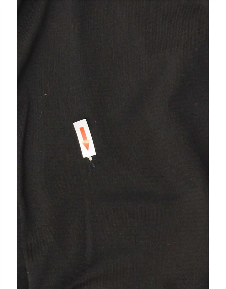 Женские спортивные брюки Nike Dri Fit UK 14, большие черные полиэстеровые брюки