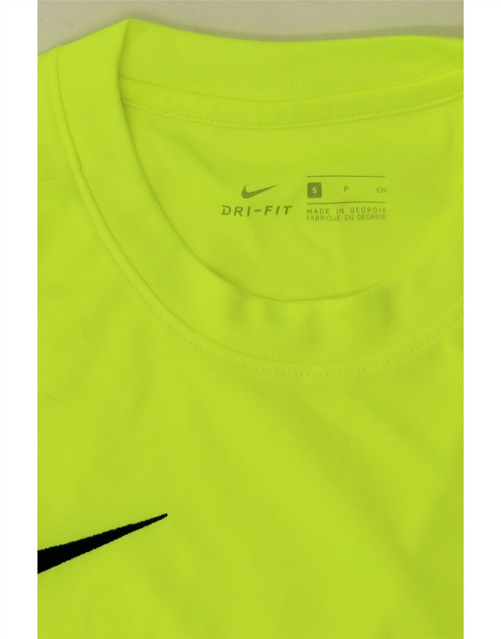 Мужская футболка Nike Dri Fit, маленький зеленый полиэстер
