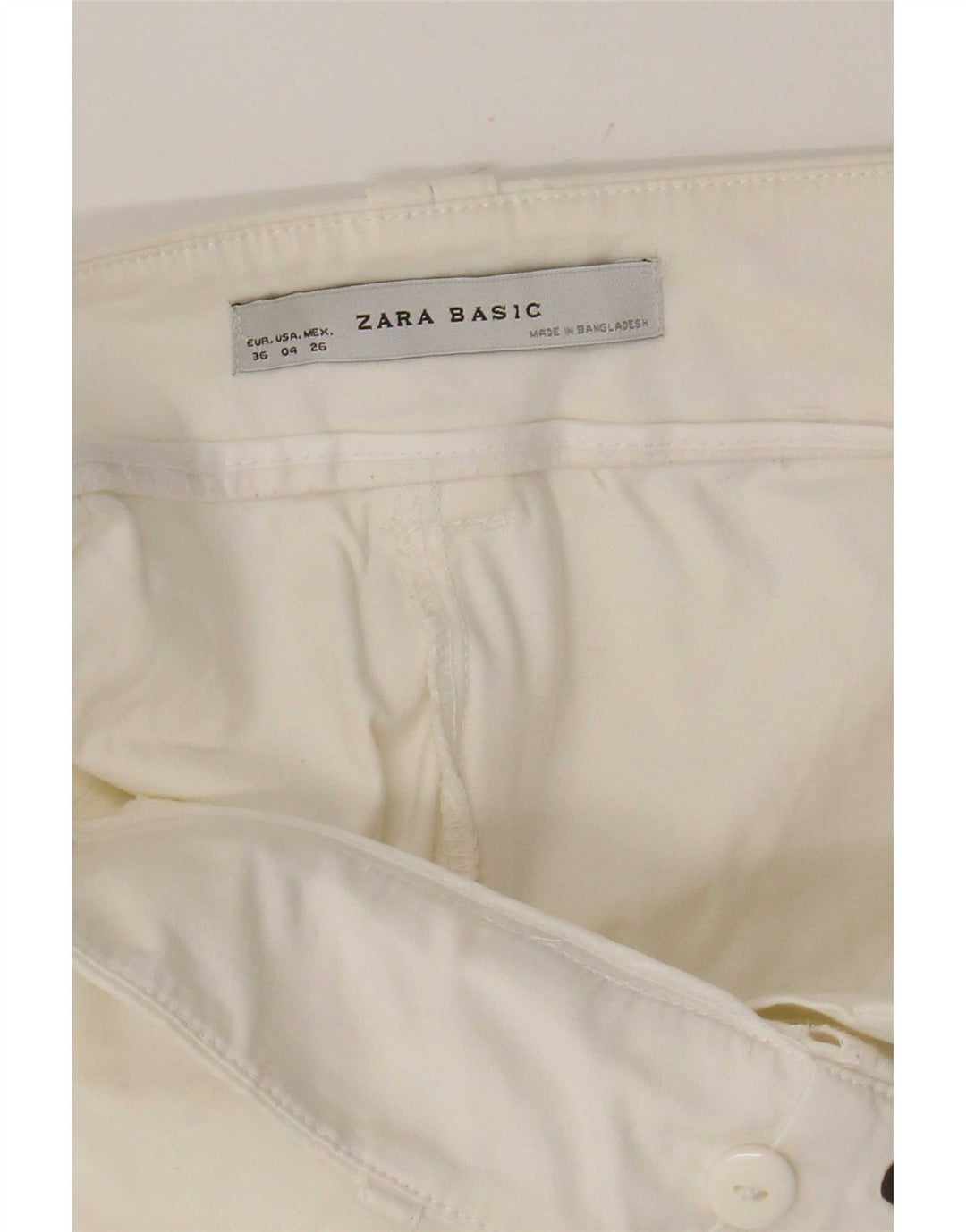 Женские повседневные шорты Zara EU 36 XS W26 белые