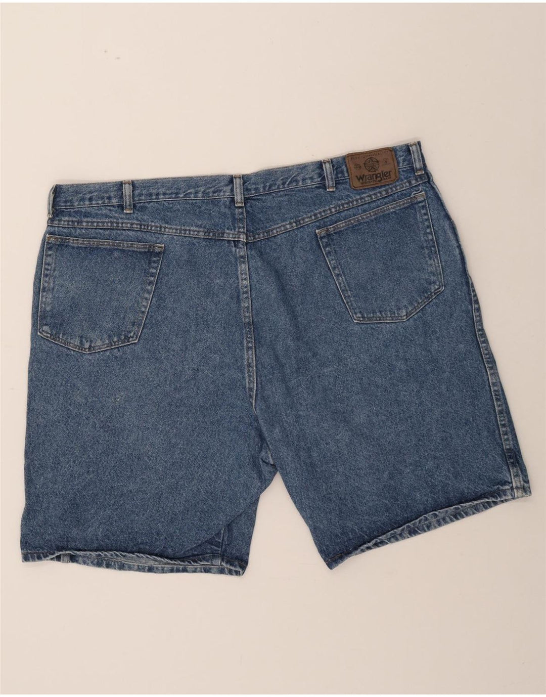 WRANGLER Mens Denim Shorts W46 3XL Blue Cotton Vintage Wrangler and Second-Hand Wrangler from Messina Hembry 