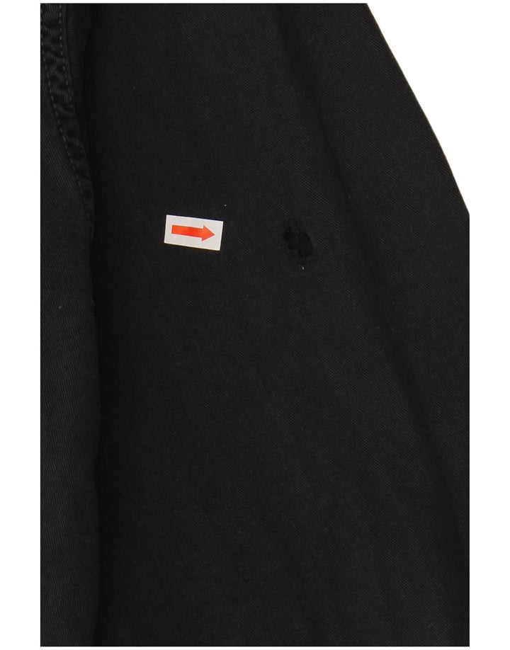 Мужская джинсовая рубашка LEE, большая черная, хлопок