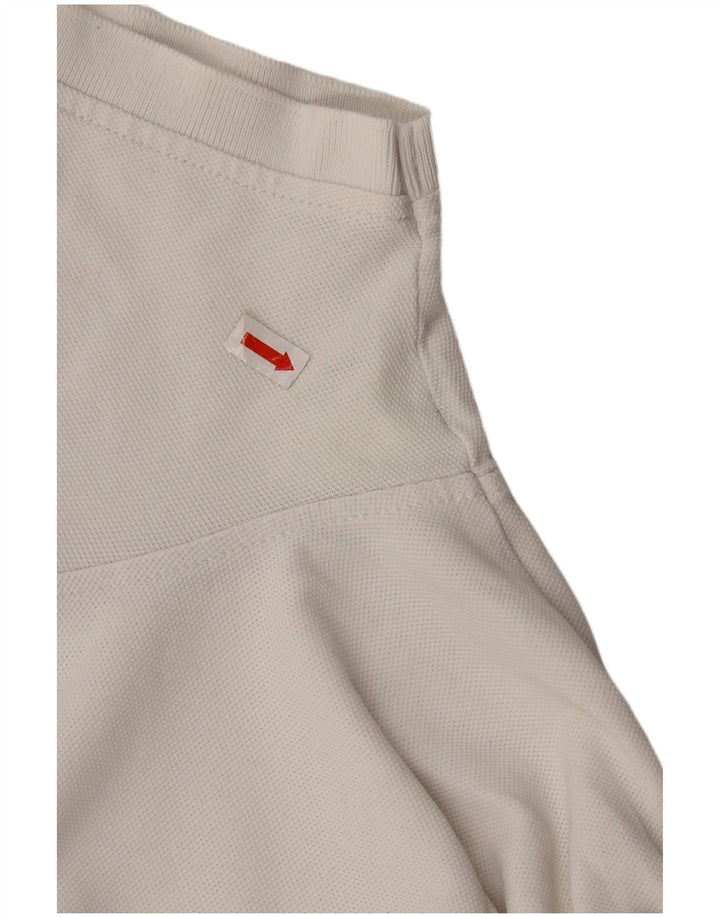 Tommy Hilfiger Мужская рубашка-поло приталенного кроя, большой белый хлопок