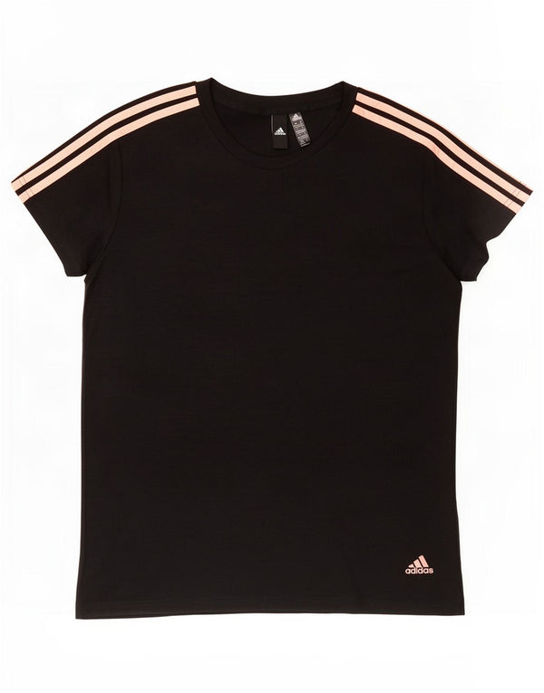 Женская футболка Adidas Top UK 24/26 2XL, черный полиэстер