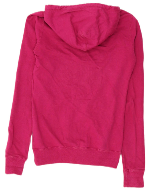 Женский свитер с капюшоном на молнии Nike UK 6 XS, розовый хлопок